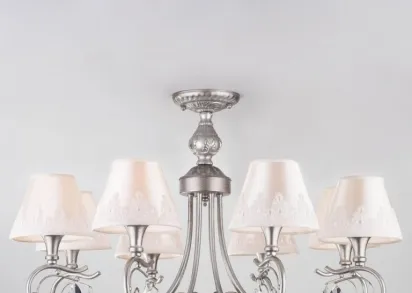 Подвесная люстра Eurosvet 60069/8 серебро