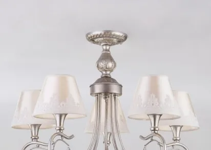 Подвесная люстра Eurosvet 60069/5 серебро