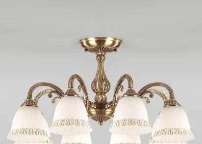 Потолочная люстра Eurosvet Campina 60107/8 античная бронза