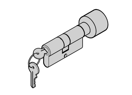 Цилиндр с поворотной кнопкой (694114)